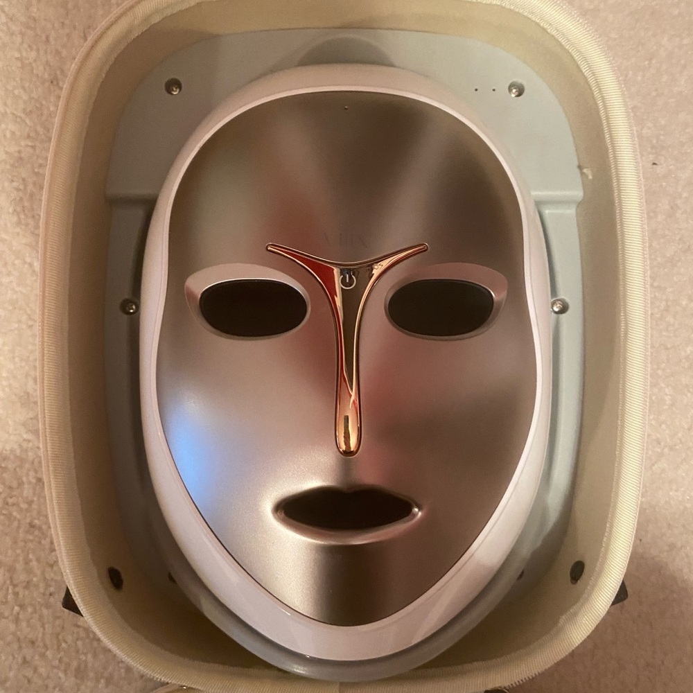 Silver LED Face Mask